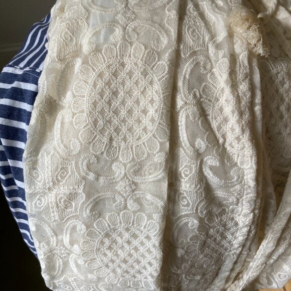 Lacy floor length Anthropologie dress - Picture 6 of 6